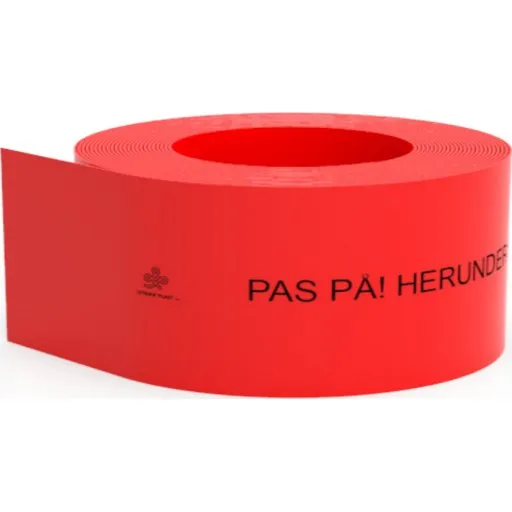 PAS Kabeldækbånd 100x2,0 mm, rød, 1 m