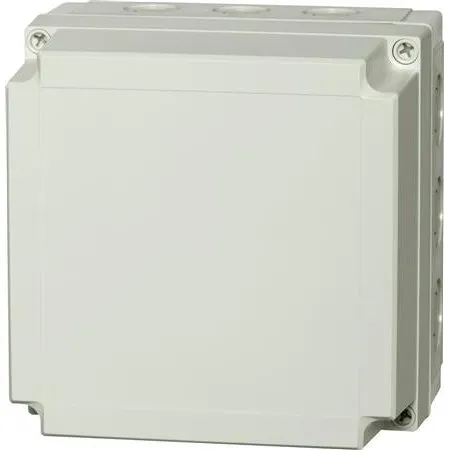 Kasse 180x180x125 poly,grå dæks IP67