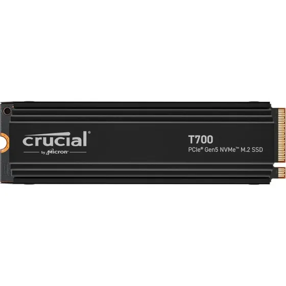 Crucial T700 4TB SSD med heatsink - PCIe 5.0 NVMe