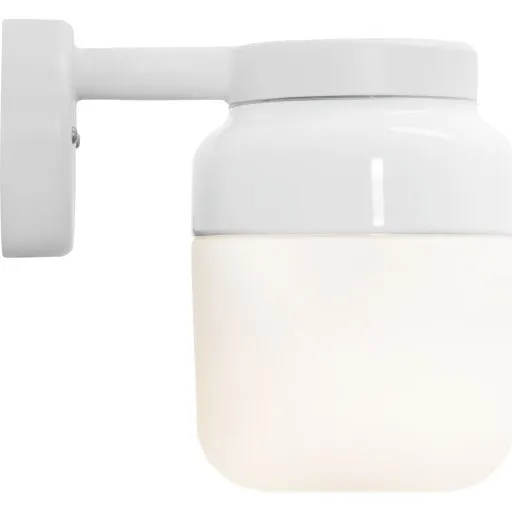 Ifö Electric Ohm væglampe, hvid/opal
