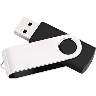 MediaRange 16 GB USB 2.0 Sort Sølv