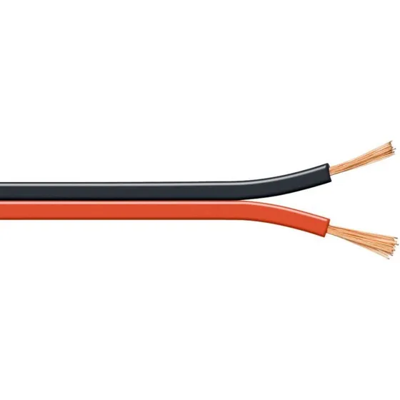 Goobay Højttalerkabel 2x4,0 mm² Rød/Sort 100 m CCA