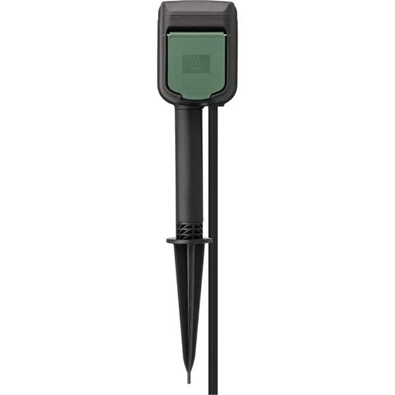 Brennenstuhl®Connect Smart Udendørsudtag 2-vejs IP44 med Jordspæd