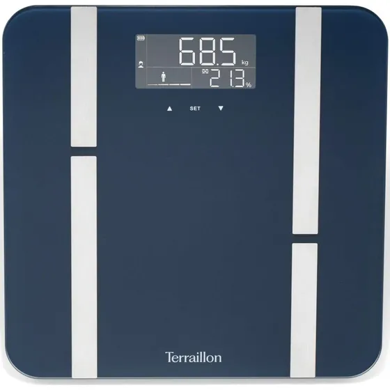 Terraillon X-LINE FIT BMI Vægt, USB-C, 8 brugere