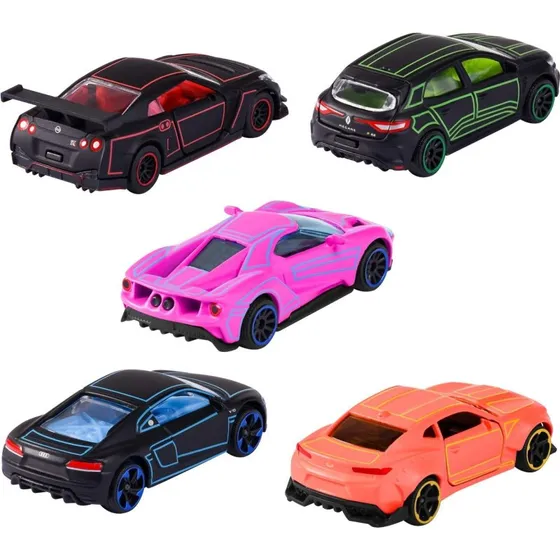 Majorette Light Racer 5-Pack Biler i Gaveæske