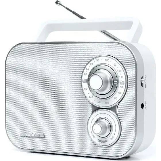 Muse M-051RW Radio, Analog, FM/MW, Hvid