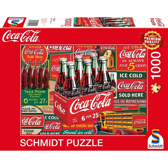 Schmidt Puzzles Classic Coca Cola 1000 Brikker