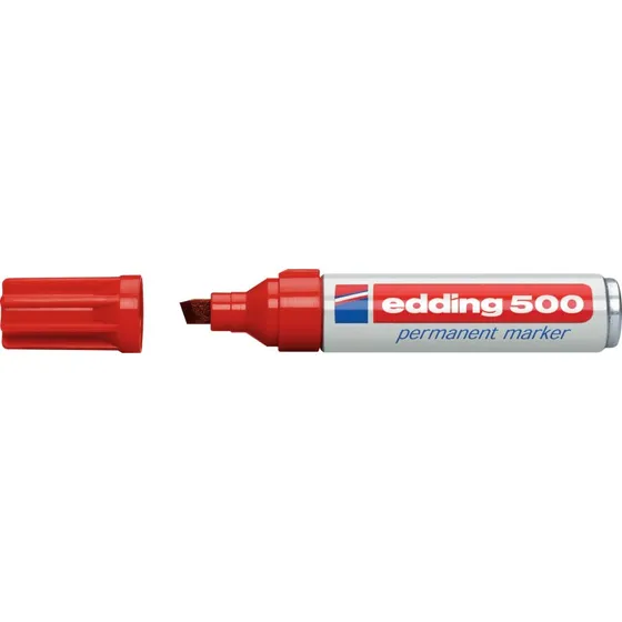 edding 500 Markør Rød, 2-7 mm