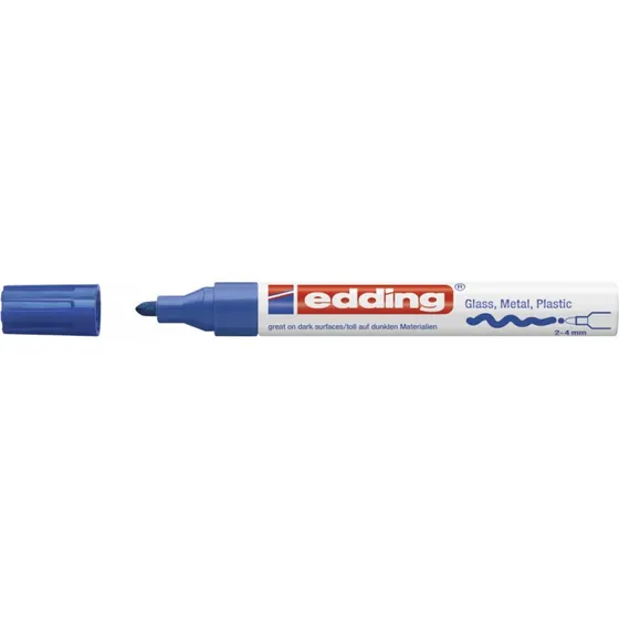 Edding 750 Paintmarker blå 2-4 mm