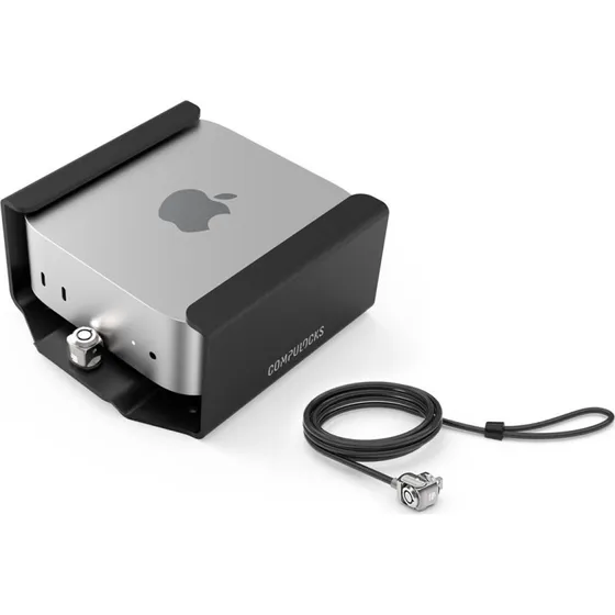 Compulocks Mac Mini Security Mount med nøgleret kablelås, sort