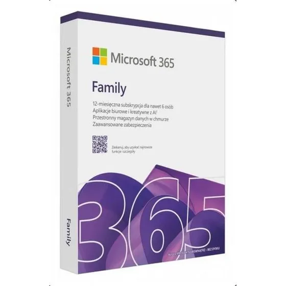 Microsoft 365 Family - 6 brugere, 12 måneder