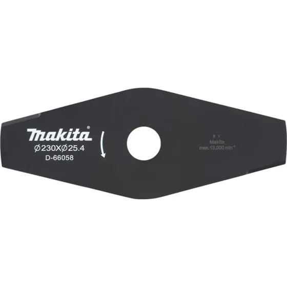 Makita Børsteskærerklinge 230 mm, 2 tænder, til DUR368AZ/LZ, DUR369AZ/LZ