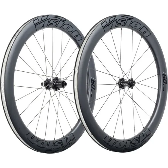 Vision SC60 700c hjulsæt - Disc Centerlock - Shimano 10-12s - Sort