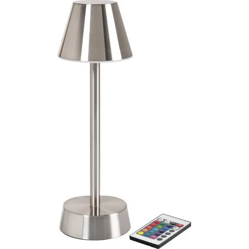 Duni Zelda genopladelig bordlampe, sølv