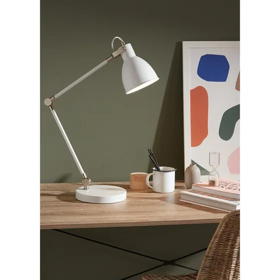 Markslöjd House Bordlampe Hvid/Steel