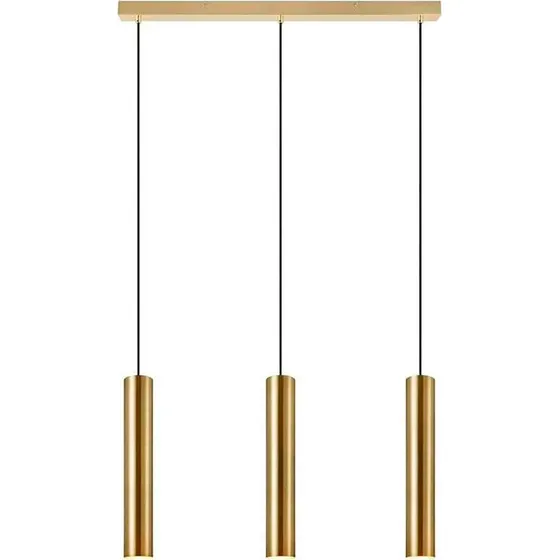 Markslöjd Ruben 3-lampe Messing Pendel