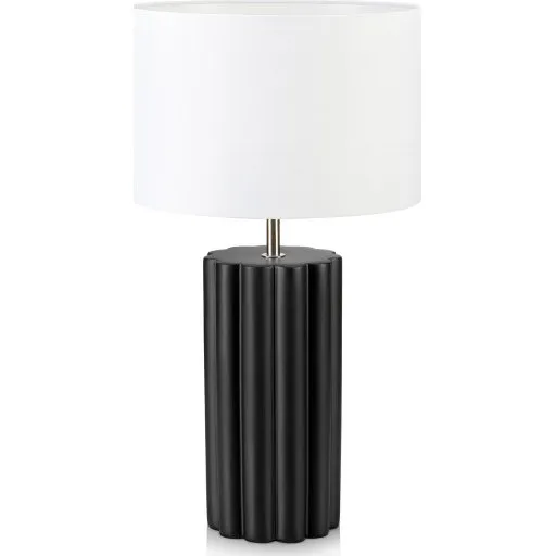 Markslöjd Column bordlampe, sort/hvid