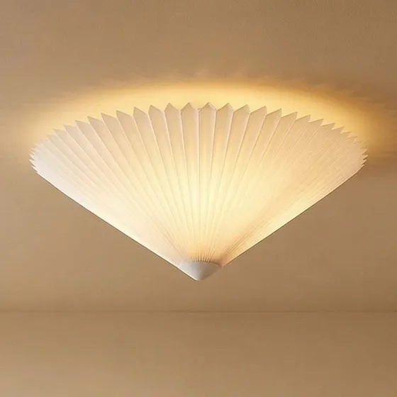 Markslöjd Plisado Loftlampe Ø42 cm Hvid