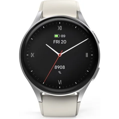 Hama 8900 Smartwatch Sølv/Beige, 1,43" AMOLED, GPS, IP68