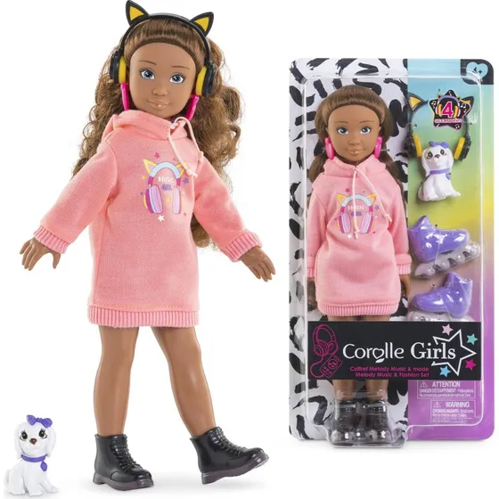 Corolle Melody Music Dukke 28 cm med Tilbehør