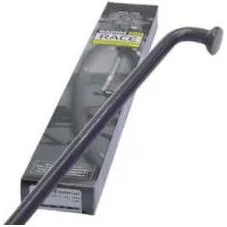 Universal Rustfri Eger J-Bend 2,34 mm – Sølv (valgfri længde)