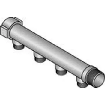 Uponor Uni-C fordelerrør 1" MT/FT 4x1/2" MT