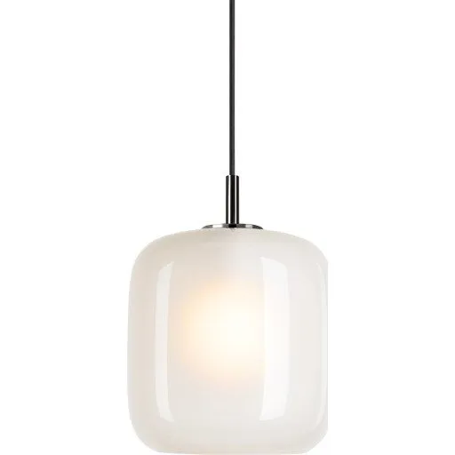 SLV Pantilo Pendel, hvid/krom, Ø20 cm
