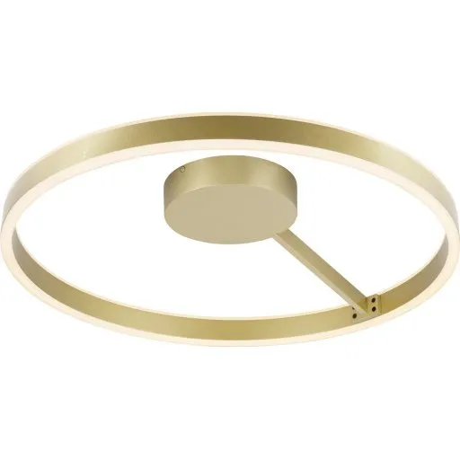 SLV One messing væg- og loftlampe, Ø60 cm