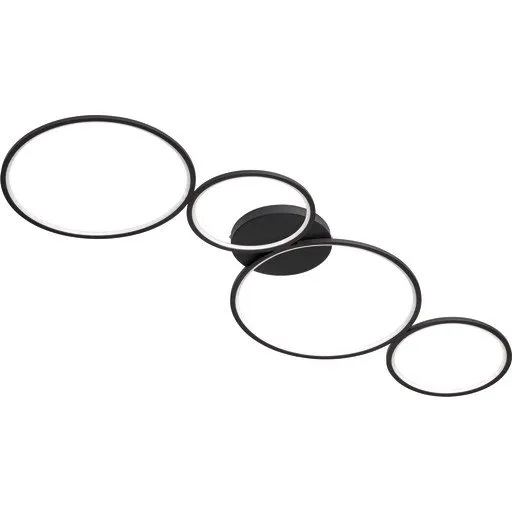 Trio Lighting Rondo Loftlampe, Sort, 97 cm
