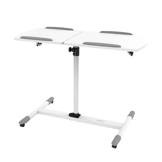 LogiLink BP0067A Justerbar Rullebord – Hvid, 70–110 cm