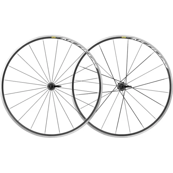 Mavic Aksium Clincher hjulsæt 622x17, sort, QR, Shimano/SRAM