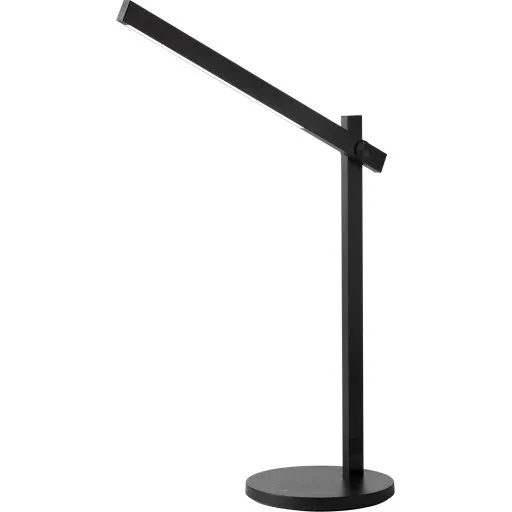 Nielsen Light Edge Skrivebordslampe med QI-oplader, Sort