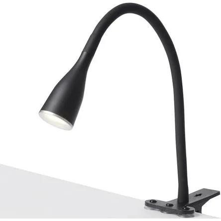 Nielsen Light Eye klemmelampe, sort