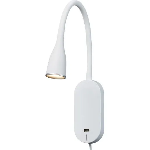 Nielsen Light Eye Væglampe med USB, Hvid