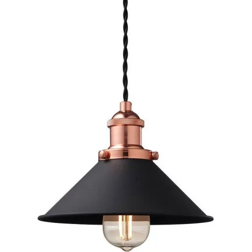 Nielsen Light Neksø Pendel, Sort/Kobber