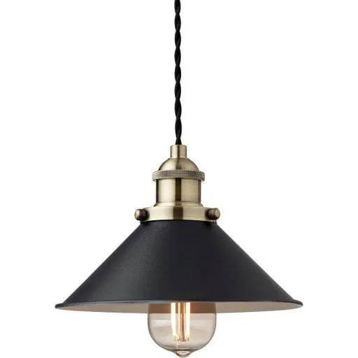 Nielsen Light Neksø Pendel, Messing/Sort