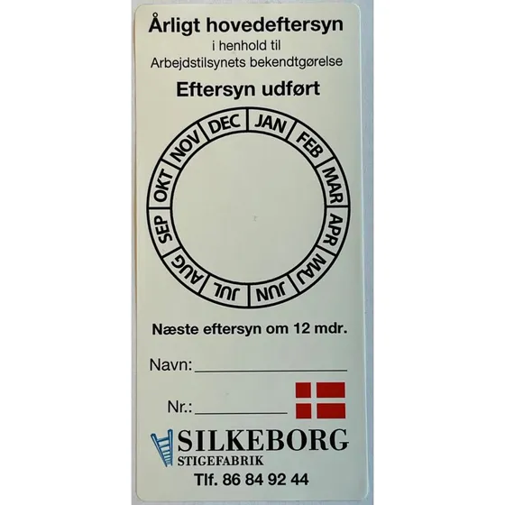 Mærkat Eftersyn Uden Årstal