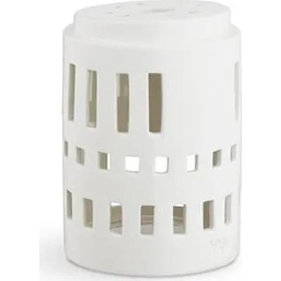 Kähler Urbania Lille Tårn Lyshus Hvid H11,5 cm