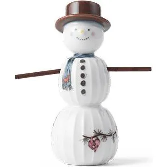Kähler Hammershøi Christmas Snemand 11,5 cm Hvid