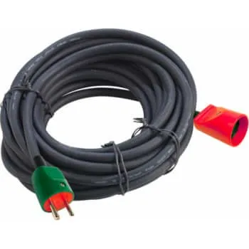 Slagfast Kabelsæt 20m 13A 250V DK-stik 3G1,5mm²