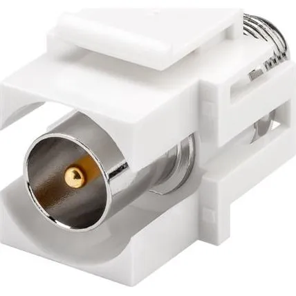 IEC Han til F-Con Hun Keystone Adapter, Hvid