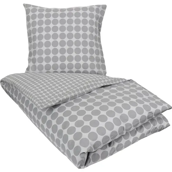 Borg Living Circle Grey 100% Bomuld Sengetøj 240x220 cm