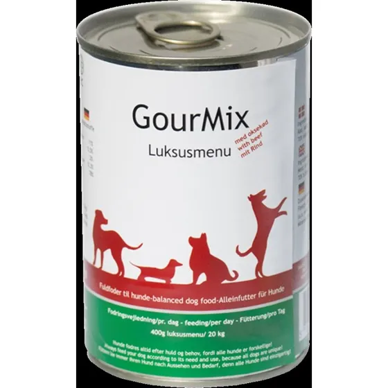 GourMix Luksusmenu med oksekød, 400g