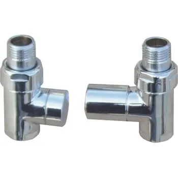 Kriss Cylinder ventilsæt ½" l/l krom