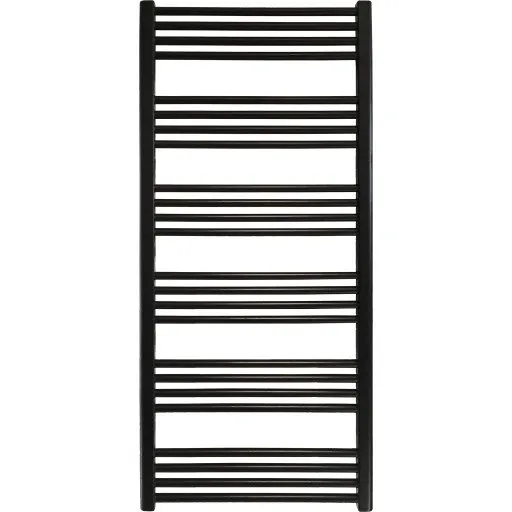 Kriss Space håndklædetørrer 1337x600 mm, mat sort