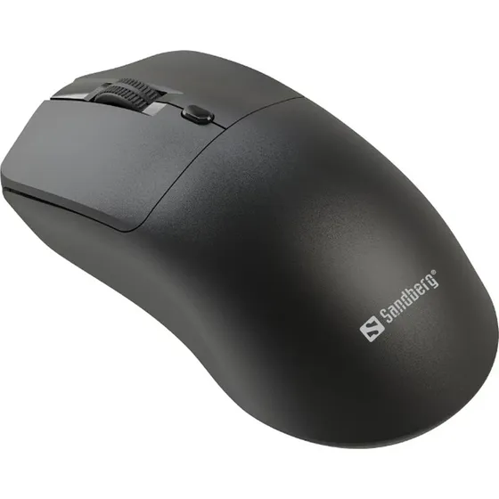 Sandberg Wireless Mouse Saver 4 knapper 2.4 GHz Sort