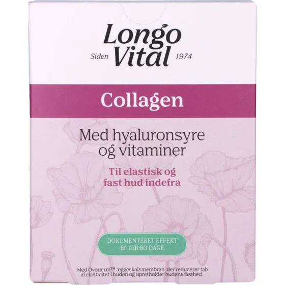 LongoVital Collagen 30 stk. – Kollagen & hyaluronsyre fra æggeskalsmembran