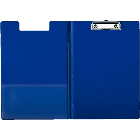 Esselte Clipboard A4 blå med omslag og penneholder