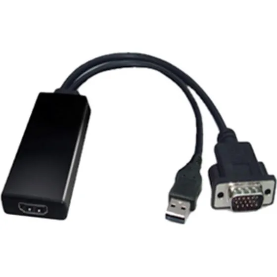 Sandberg VGA+Audio til HDMI Konverter, Hvid