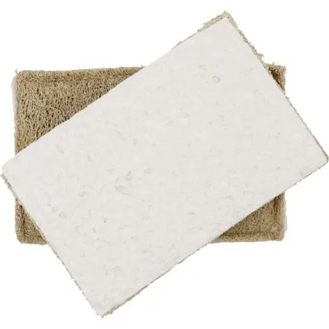 Meraki Reseda 2-pak Opvaskesvamp 100% Træfiber Natur